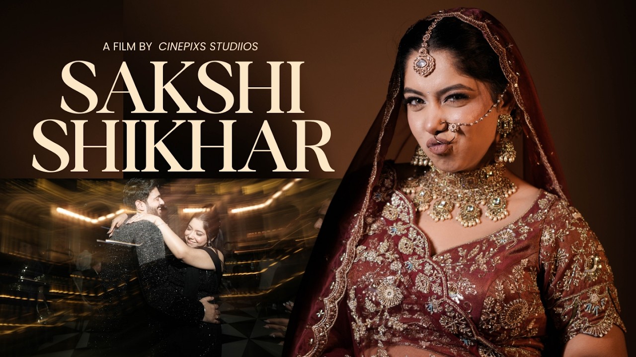 A Modern Love Story: Shikhar & Sakshi | Luxury Wedding Teaser | Cinepixs Studiios | 4K