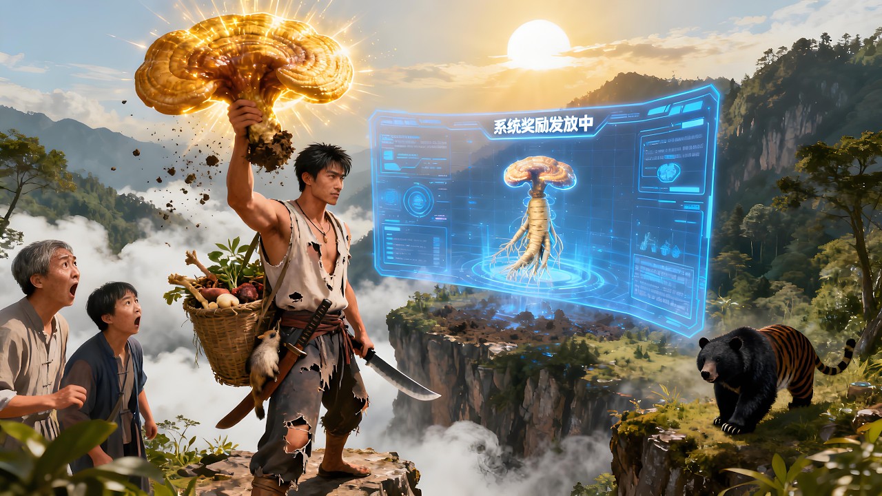 【新劇完結】🔥隨手采到珍稀靈芝？我靠趕山系統走上人生致富路