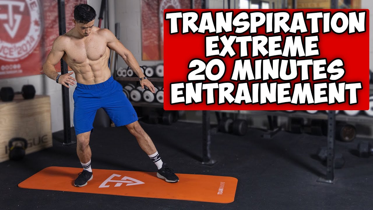 TRANSPIRATION EXTRÊME 20 MINUTES ! (Entrainement sans matériel)