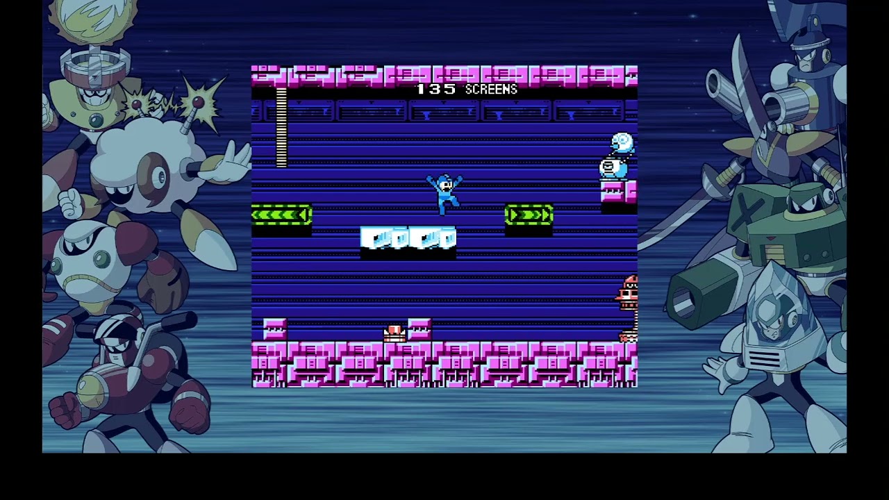Mega Man 10 Endless Attack (254 screens, casual run)