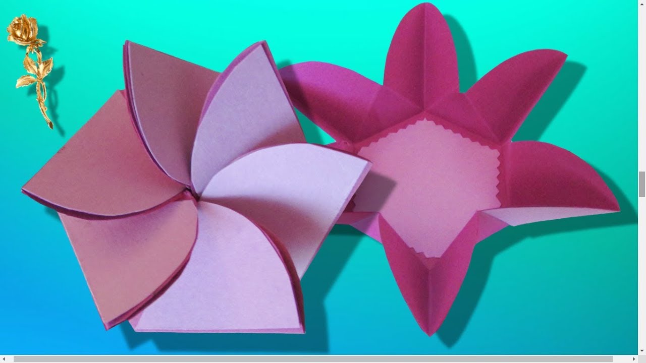 Enveloppe-pochette hexagonale 🌸 « Fleur »