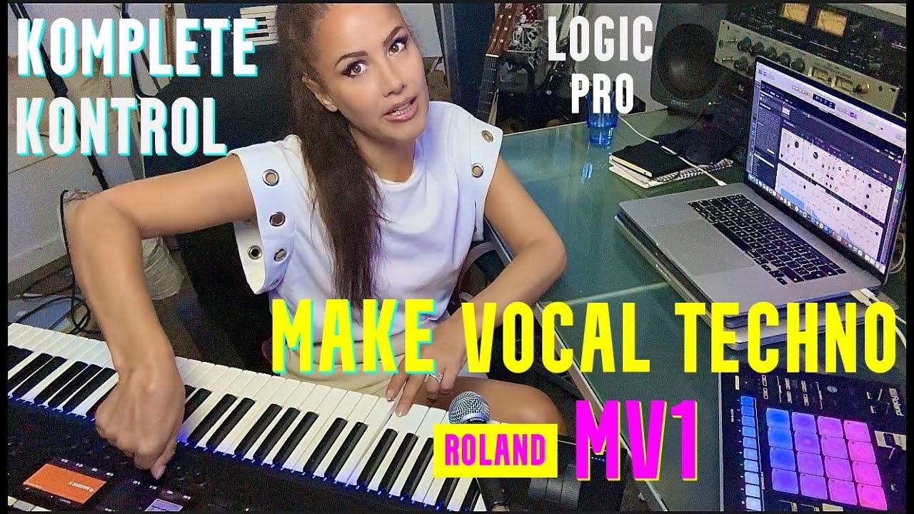 Making Vocal Melodic Techno // Komplete Kontrol // Roland MV-1 // VOX CHOPS + SAMPLES   // Logic Pro