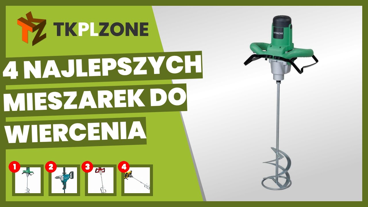4 najlepszych mieszarek do wiercenia