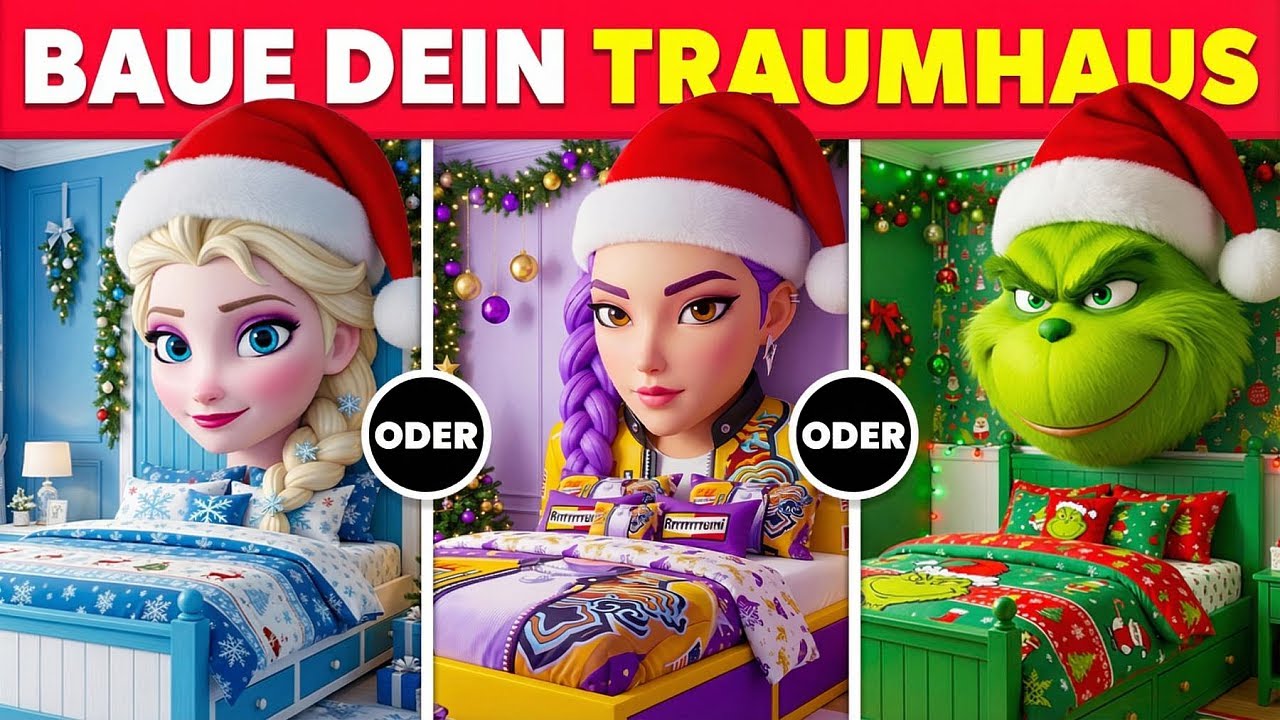 Würdest du Lieber | Baue dein Traumhaus 🏠✨🎀☃️ Weihnachts-Edition