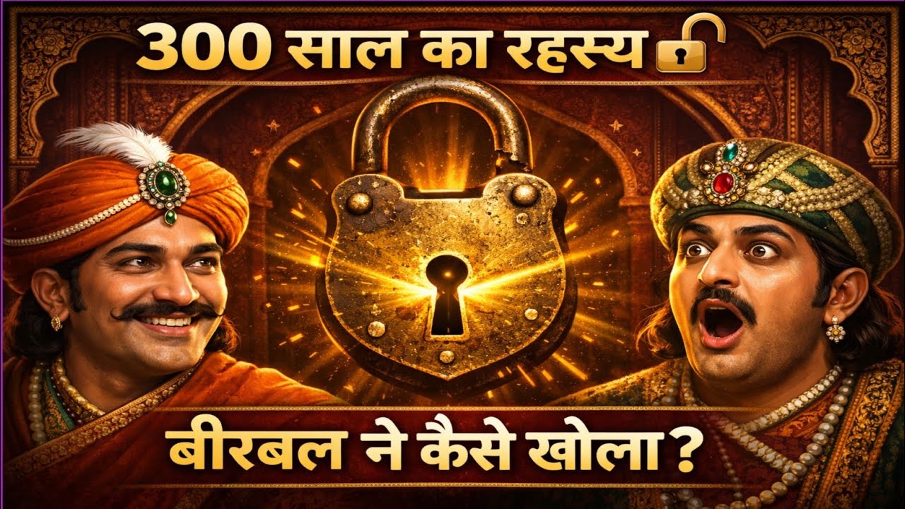 अकबर बीरबल की वो चतुराई जिसने खोला 300 साल पुराना रहस्यमय ताला | Viral Kahani | moral story