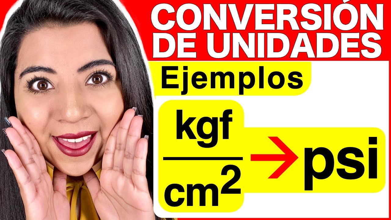 CONVERTIR de kgf/cm^2 a PSI