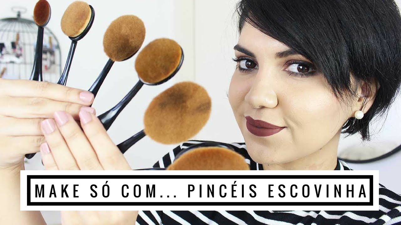 Make só com... Pincéis Diferentões (Ovais)