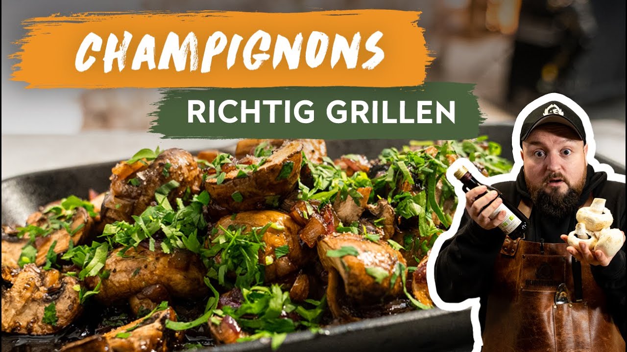 Champignons grillen - Wie Auf Dem Weihnachtsmarkt | BBQ Madness