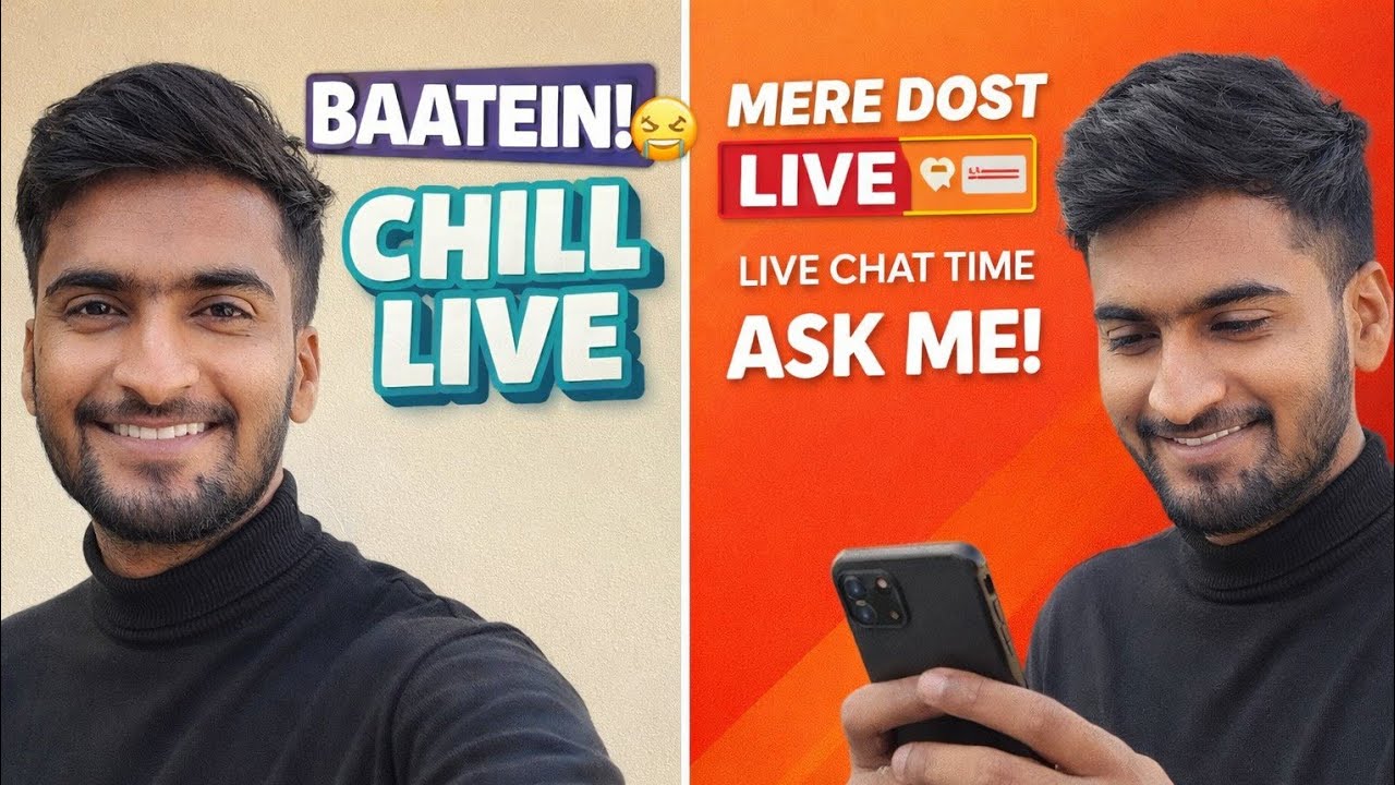 Aao Dosto Baat Karte Hain! 🤩 | Aapka Bhai LIVE | Sab Chodo, Abhi Masti Karo! UTTAM CHAUBE
