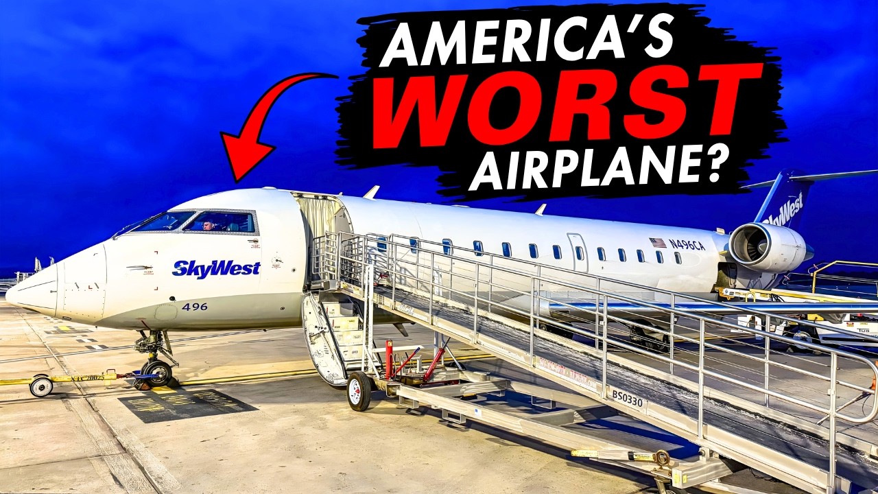 Flying America&rsquo;s Most HATED Plane in Brutal Weather! (Crj200)