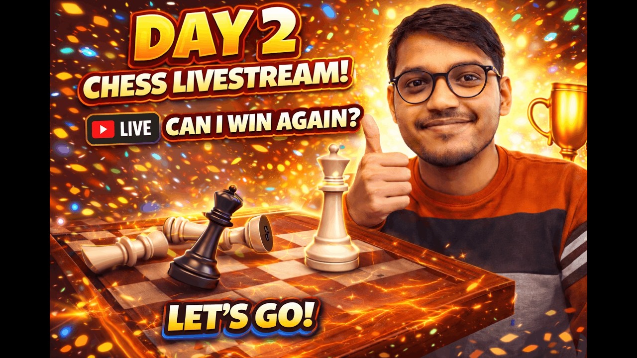 Day 2 Grind – Live Chess on YT