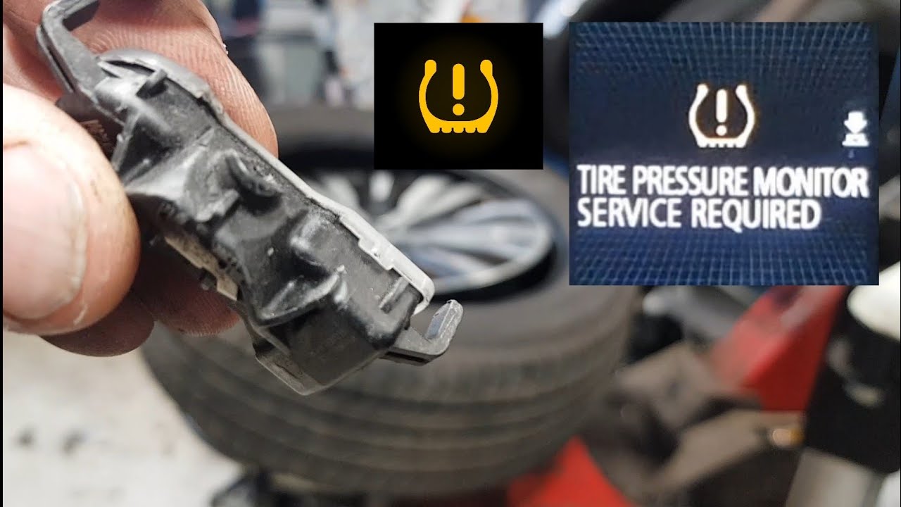 Mitsubishi Outlander TPMS Fault. Someone broke it.