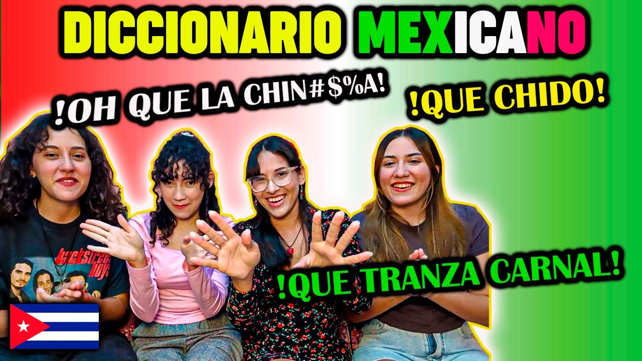 NUESTRAS AMIGAS 🇨🇺 APRENDEN a HABLAR COMO 🇲🇽MEXICANAS @BelaYAleCuba