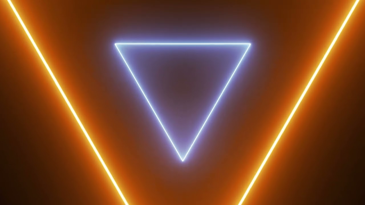 4k Neon Triangle | Cyberpunk Aesthetic | 1 Hour Loop