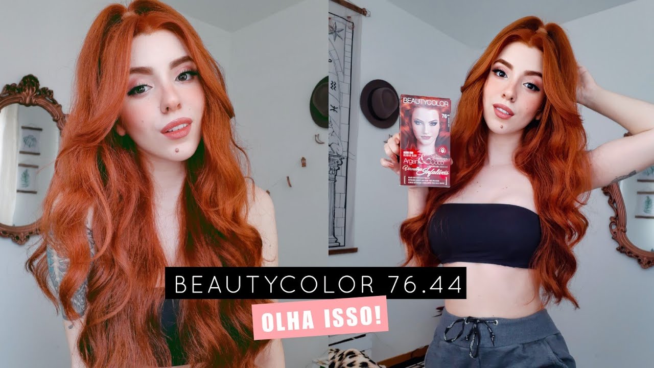 MUDEI DE TINTA! Testei BEAUTYCOLOR 76.44! | Cabelos Ruivos