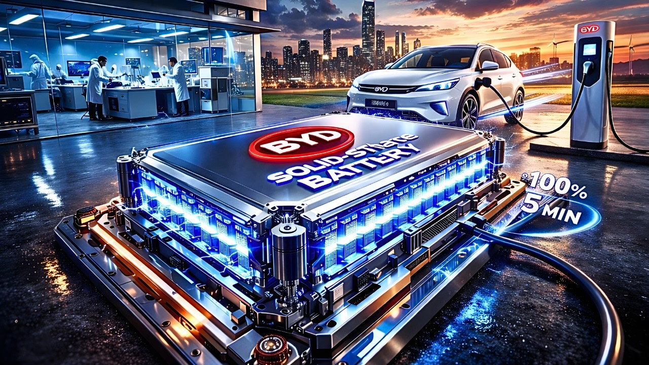 BYD's New Battery Charges in 5 Min, Lasts 100 Years &mdash; Is Tesla Already Losing?