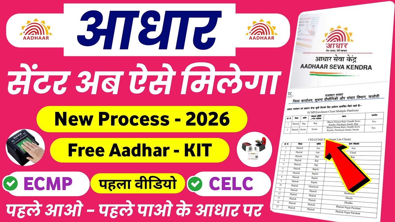 New Aadhar Center Apply Online 2026 | Aadhar Center Kaise Khole | Naya Aadhar Center Kaise Khole