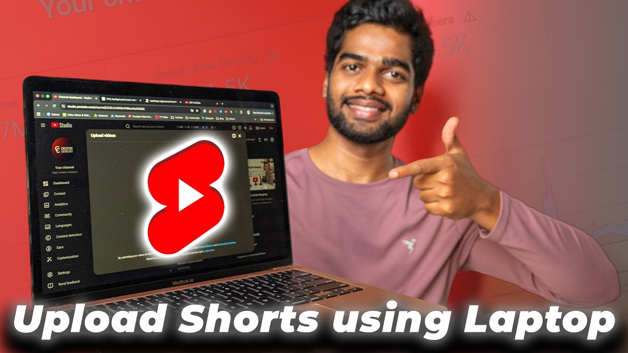 How to Upload Shorts on YouTube in Laptop (Full Guide + Thumbnail Trick!)
