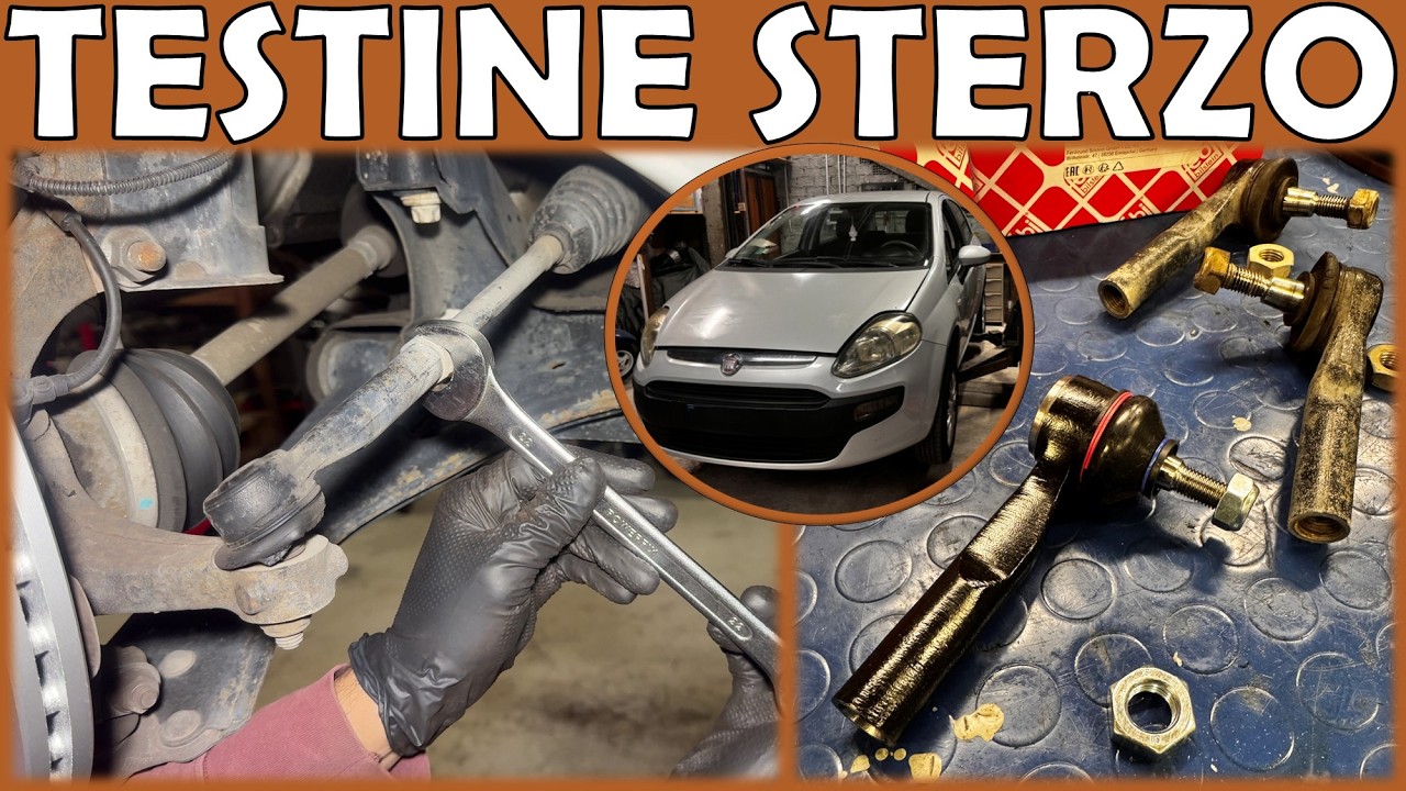 TESTINE Tiranti STERZO LACERATE: Serve ESTRATTORE? Bisogna FARE la CONVERGENZA? - Fiat Punto Evo