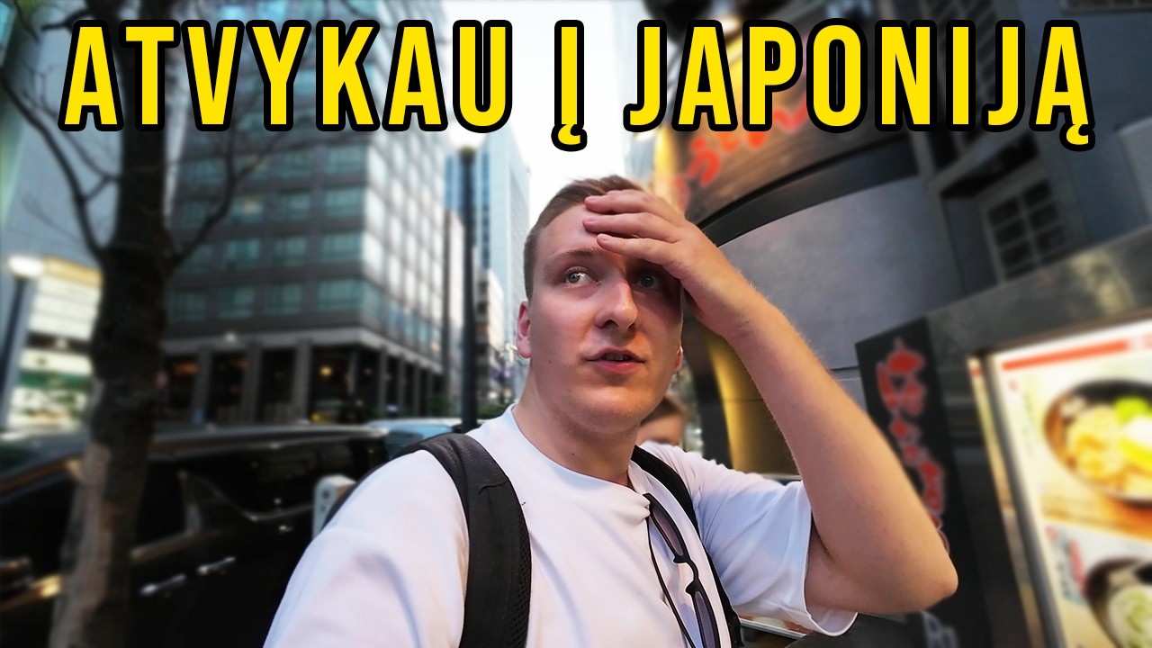 Pagaliau Atvykau į Tokiją. Pirmieji Įspūdžiai Japonijoje 🇯🇵