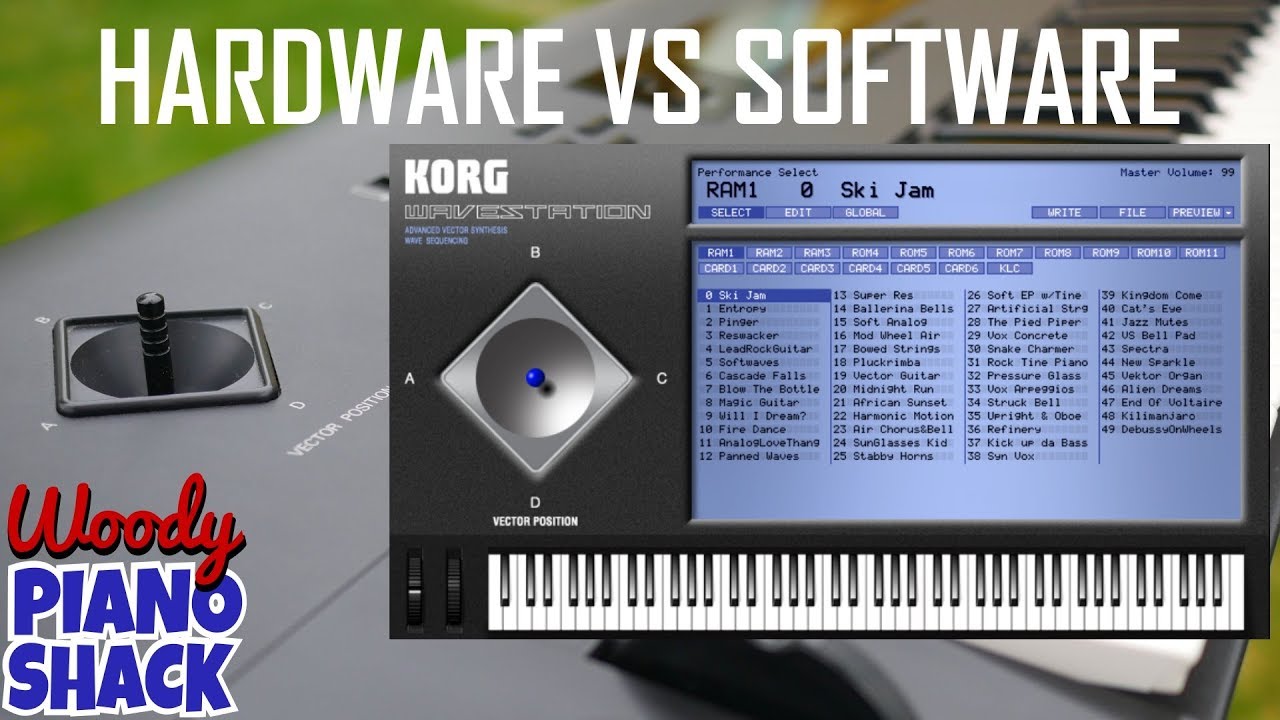 Korg WAVESTATION | Сравнение оборудования и VST