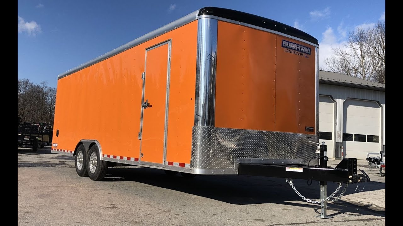 Sure Trac 8.5x22' Landscape Pro STRLP * PROFESSIONAL ENCLOSED LANDSCAPE TRAILER
