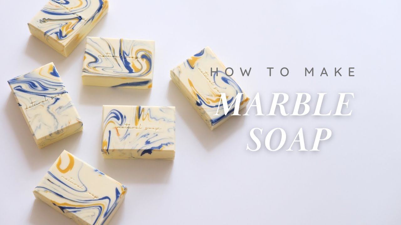 How To Make Marble Cold Process Soap - 大理石皂製作