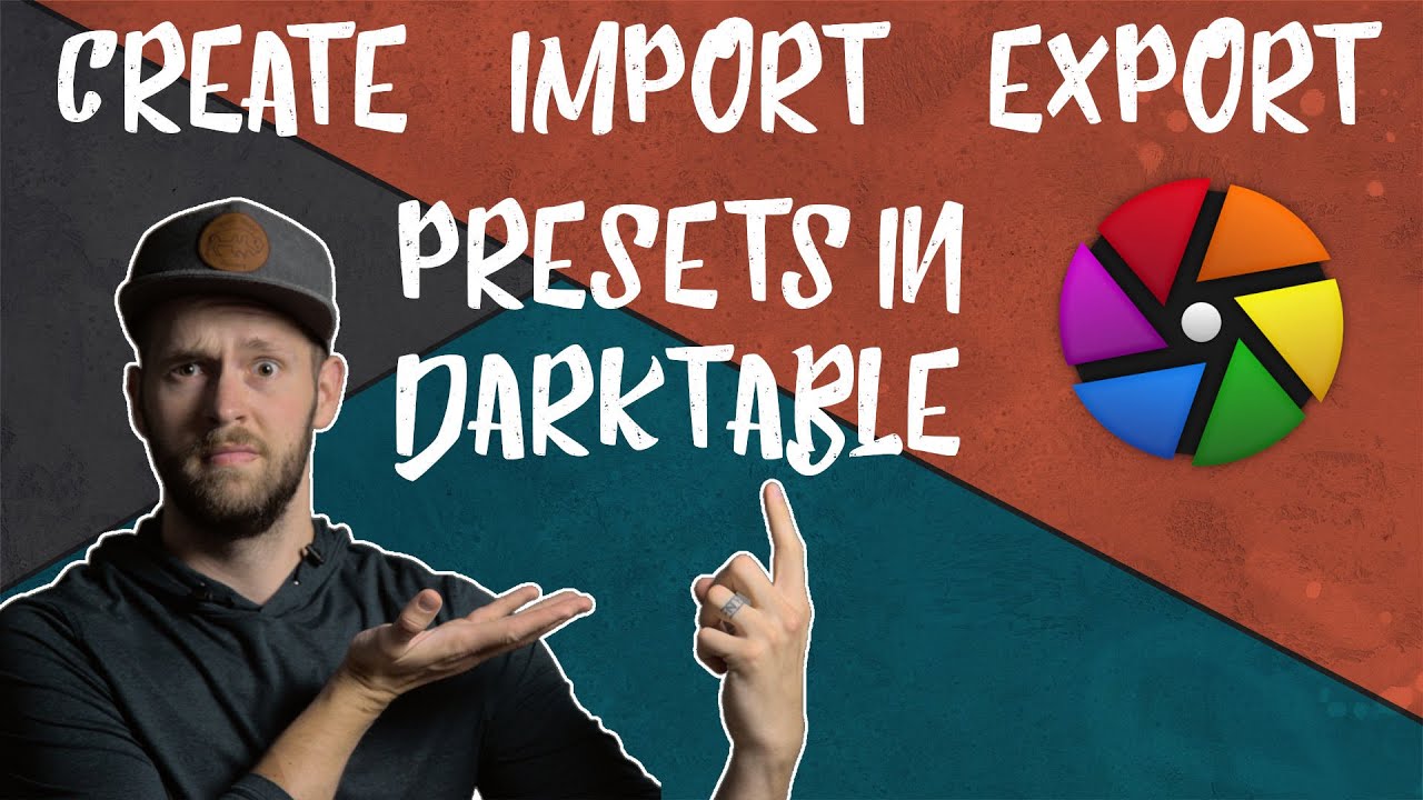 Пресеты в Darktable: создавайте, загружайте, отправляйте.