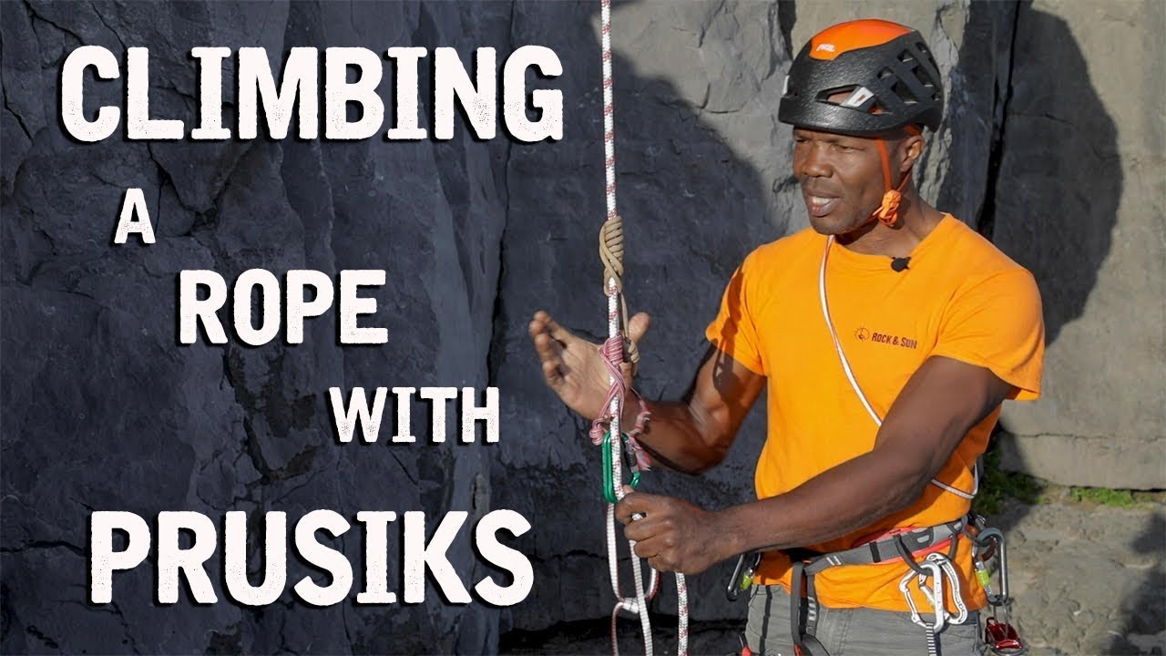 Как лазить по веревке с помощью прусиков | Climbing Daily, выпуск 1549