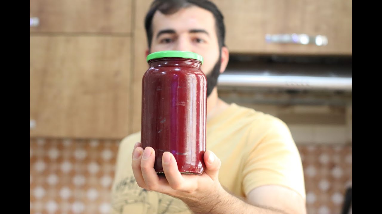 Alçadan palçıq turşu hazırlanması Evdə öz turşunu hazırla alça turşusu Plum sauce