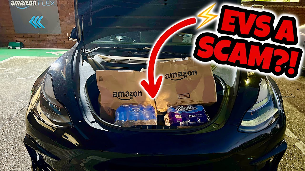 Delivering Amazon Flex in My Tesla Model 3 - What Nobody Tells You! (POV)