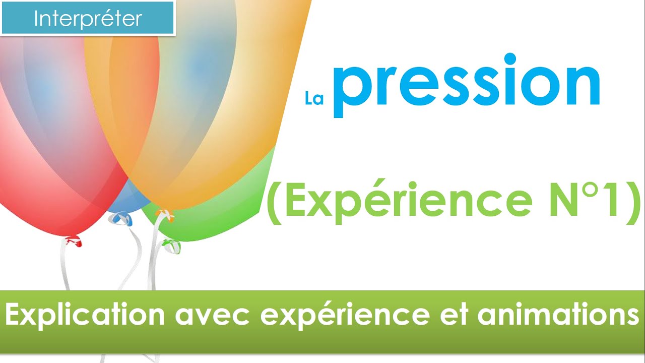 Expérience sur la pression N°1 en 2' 🚀 : mécanique collège et lycée (niveau 4ème et plus)