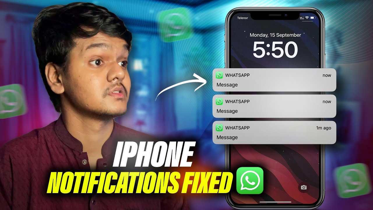 iPhone WhatsApp Notifications & Calls Problem Solved | Fix Delayed Notifications of WhatsApp!