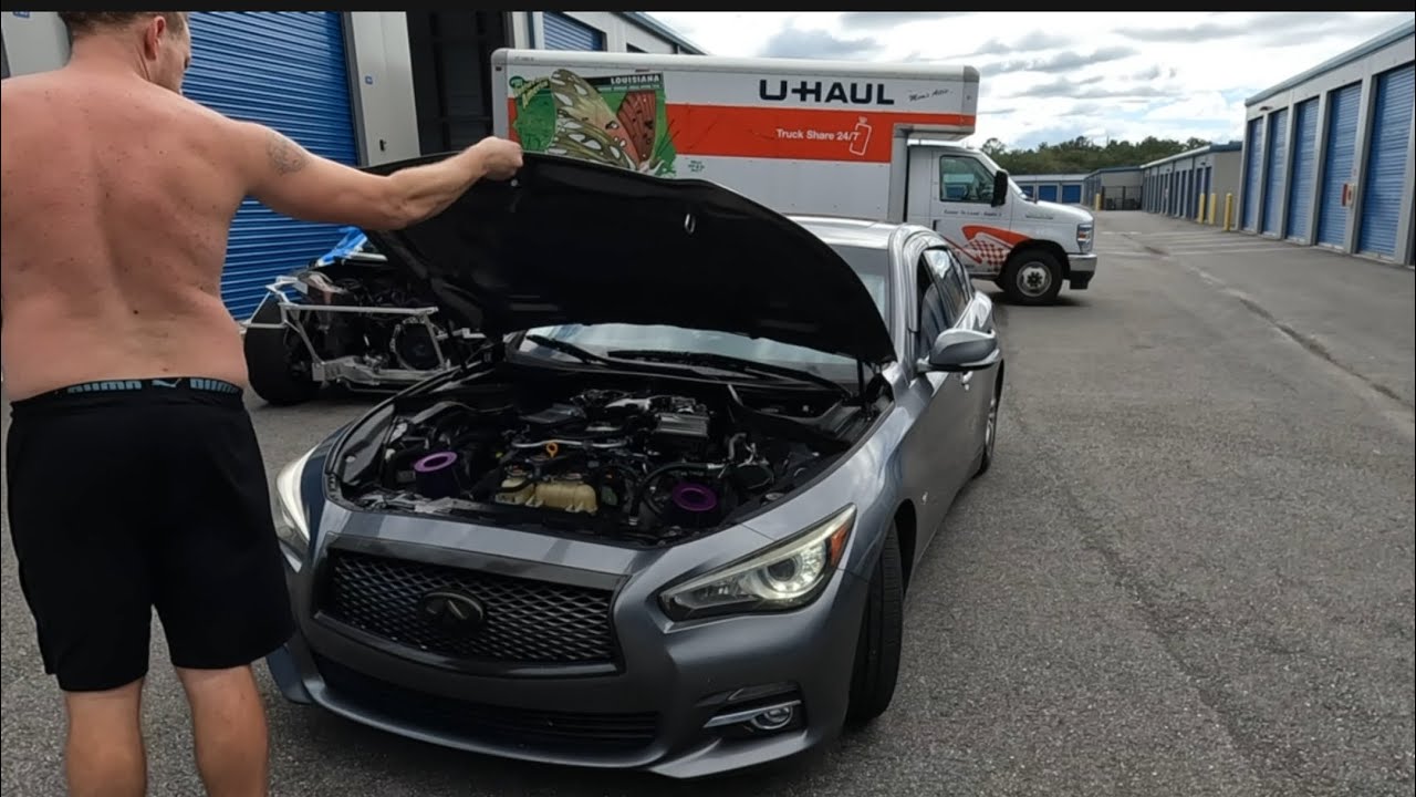 Picking up my Q50 from Bonnie&ClydeRacing