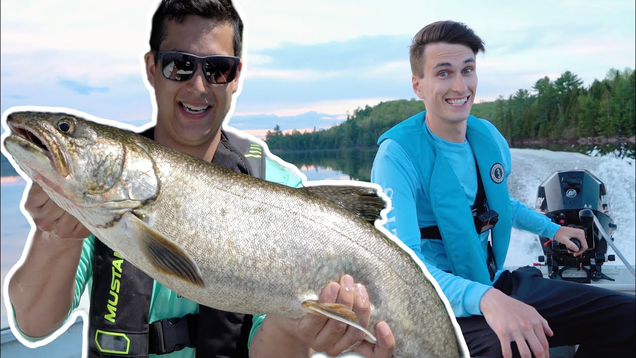 Pêche à la Truite Géante du Québec! (Truite Grise/Pêche à la Jig)