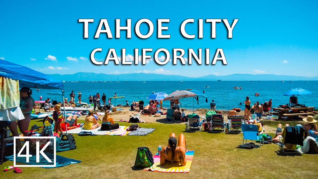 [4K] Tahoe City - California - Walking Tour