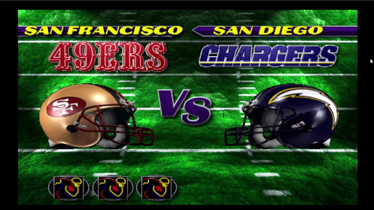 NFL BLITZ 98 [N64] 49ERS VS CHARGERS