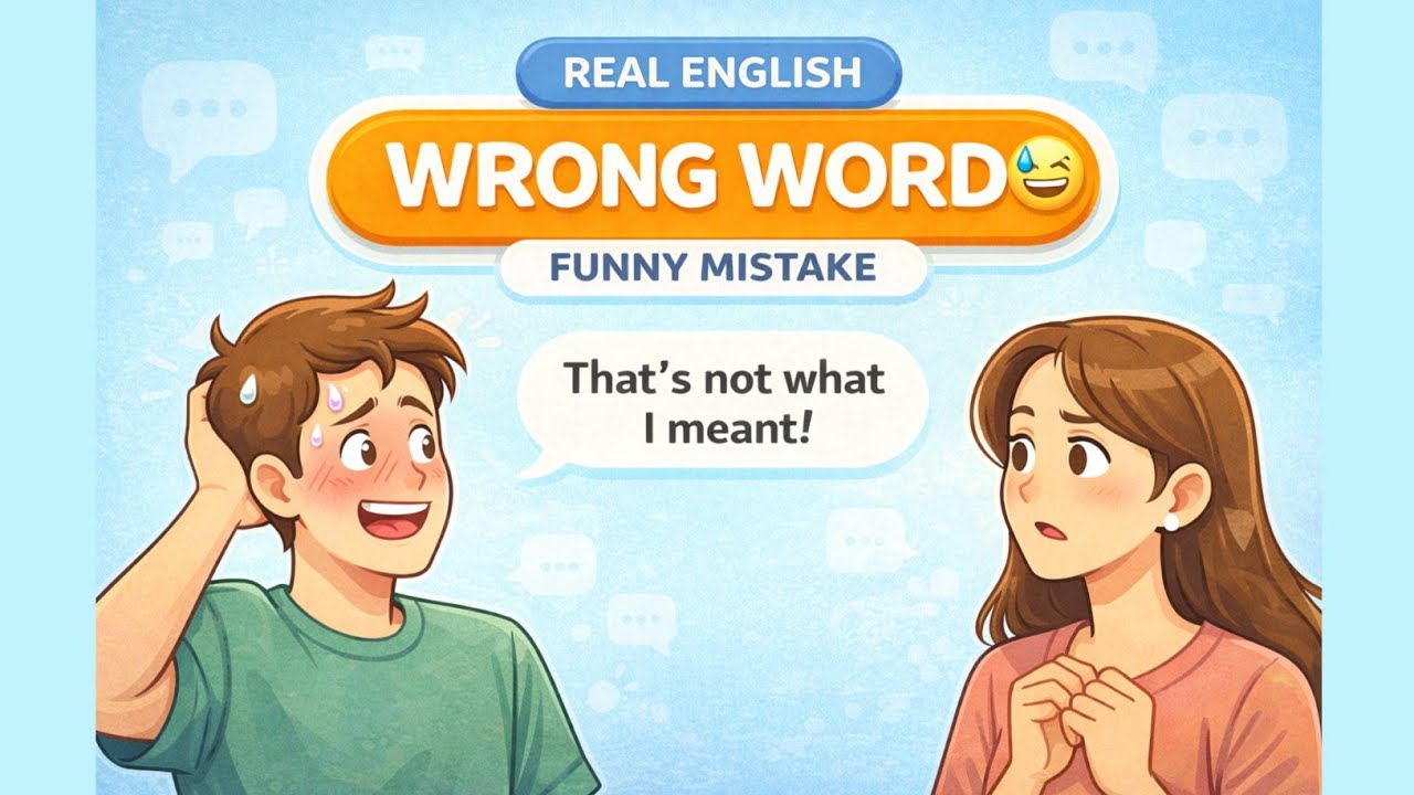 I Said the Wrong Word in English 😅