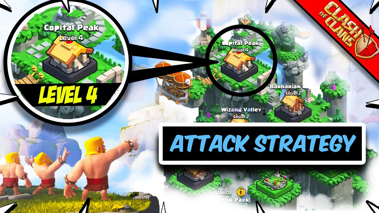Best Capital Hall 4 Attack Strategy || Easily 3 star all Districts