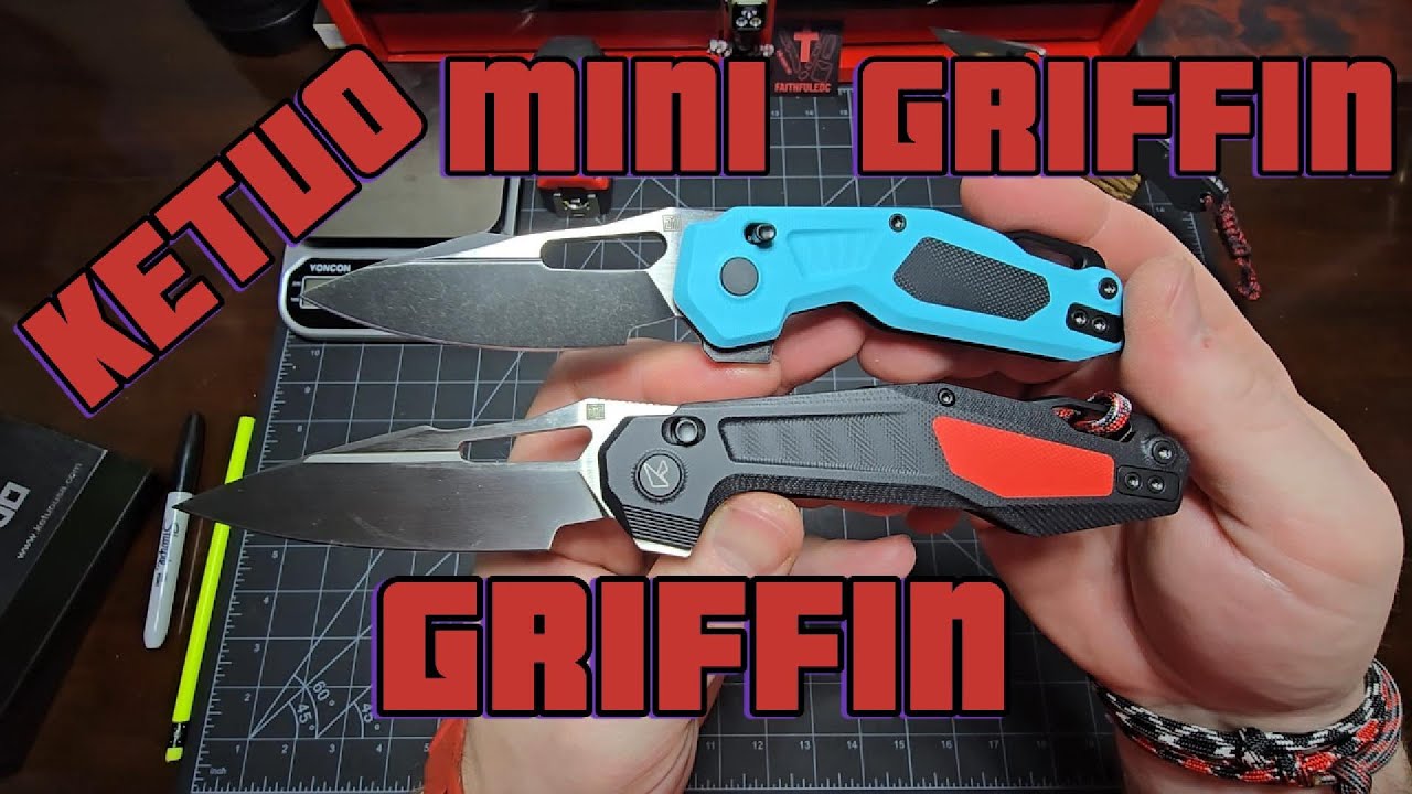 Ketuo Griffin G10 и Mini Griffin G10 - Очень футуристический дизайн - Просто нож не для меня.