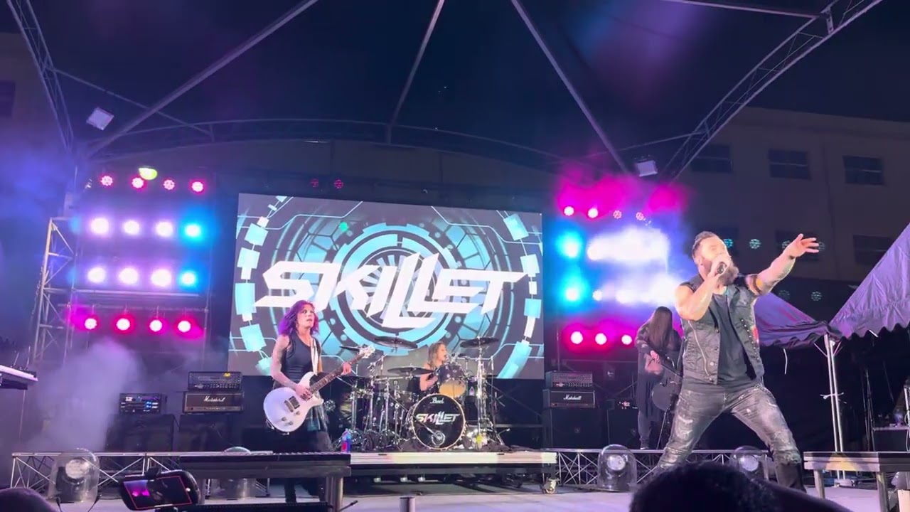 Skillet  Not Gonna Die  live at Camp Schwab festival 2024 Okinawa Japan