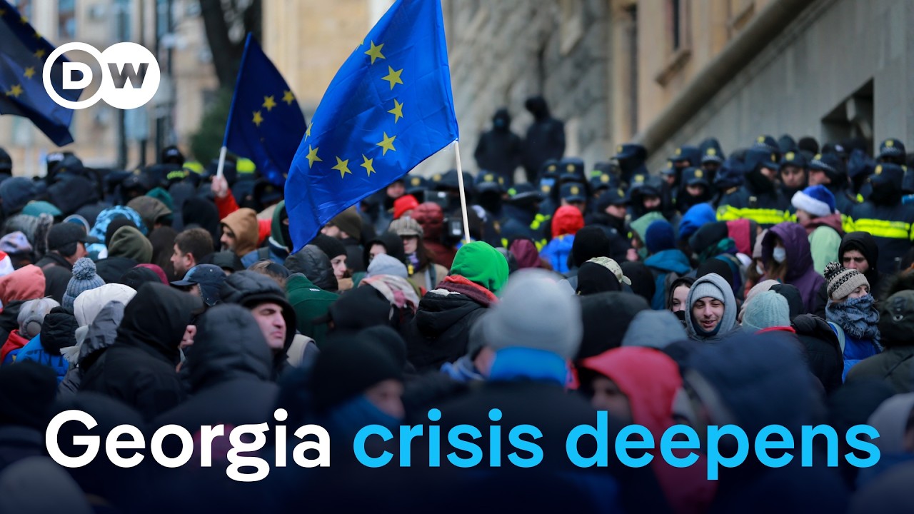 Georgians protest against new President | DW News