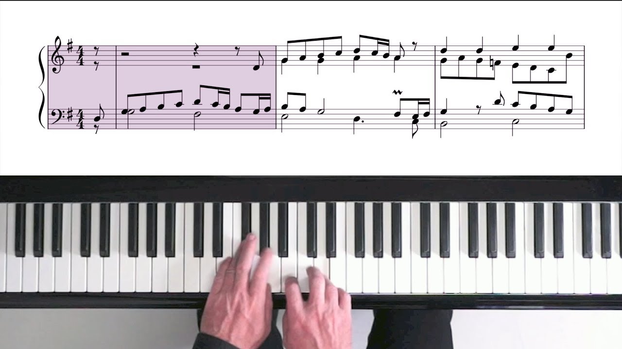 Bach Goldberg Variations “Variation 30” with Score - P. Barton FEURICH piano