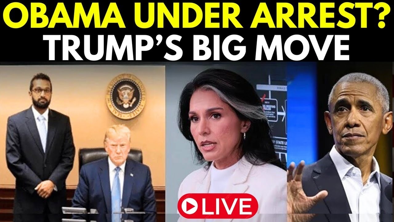 LIVE: Obama Arrested? Washington Erupts After Trump’s Explosive Allegations | Trump Live