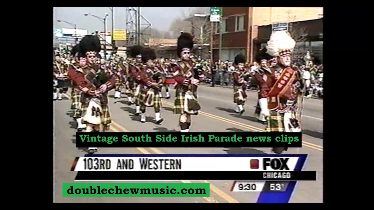 Chicago South Side Irish Parade vintage news clips