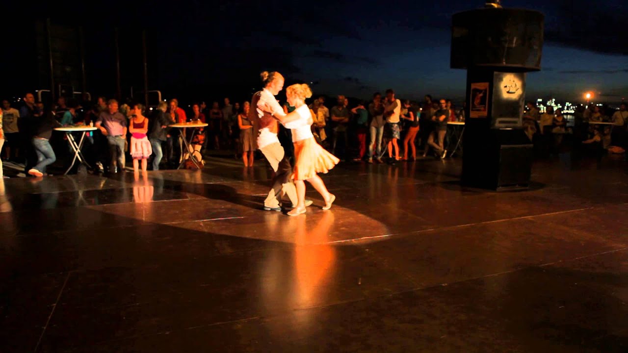 Impro Mazurka-tango & Polka - Koen Dhondt & Elena Leibbrand (Frisse Folk) @ Kattendijk 2014