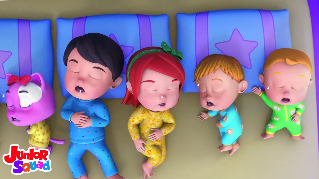 Dieci a letto + Di pi&ugrave; video di apprendimento dei numeri per bambini