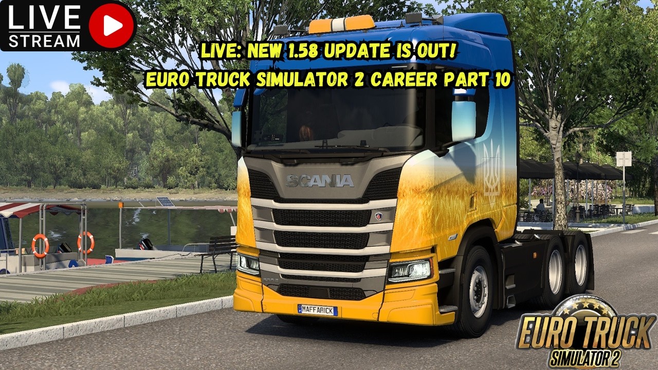 LIVE: New 1.58 Update Is Out! | Euro Truck Simulator 2 Career Part 10