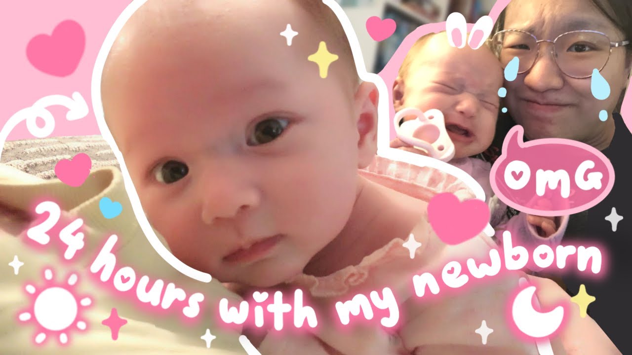 🐥A Day With A Newborn (1 Month Old) |  First Time Mom Vlog