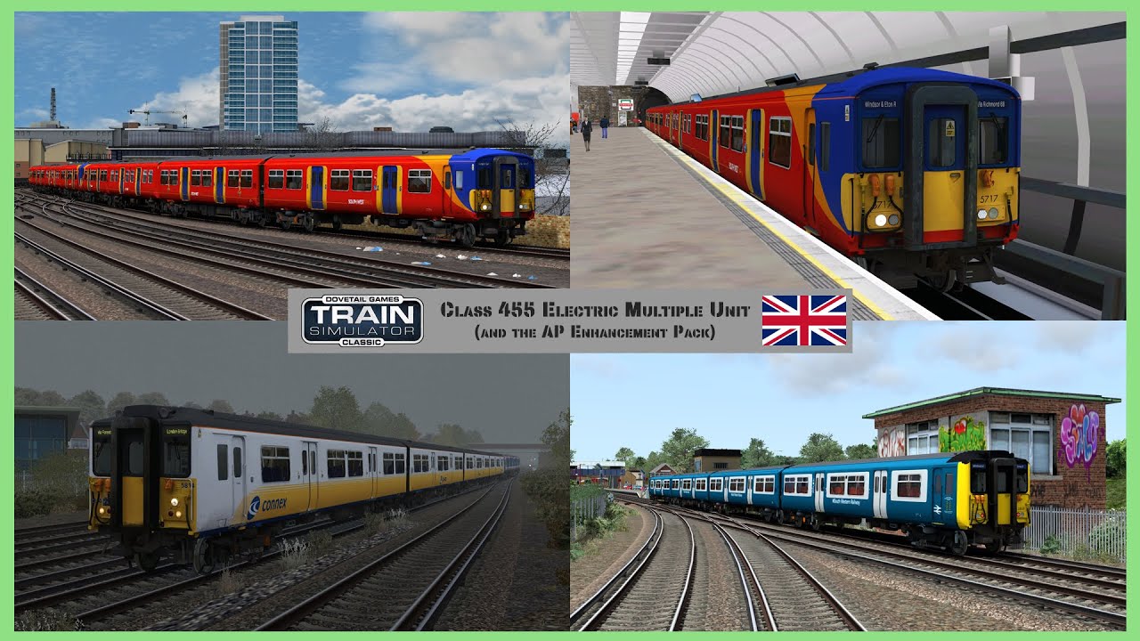Class 455 EMU (and AP Enhancement Pack) review ~ Train Simulator